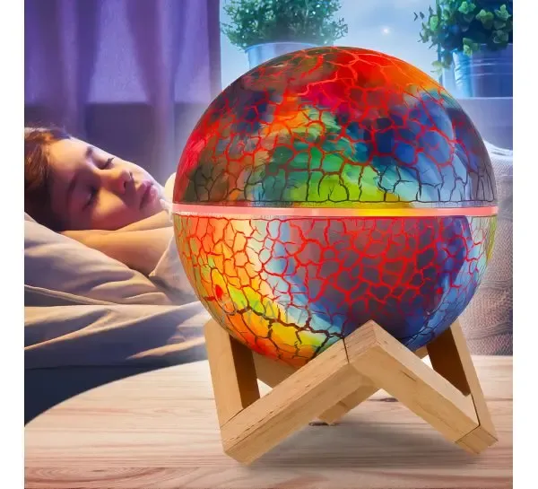 Проектор - нічник з колонкою та мелодіями для сну на поставці "Планета" k880 проектор зоряного неба