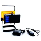 Акумуляторний переносний LED прожектор Bailong, ручний прожектор, туристичний ліхтар.