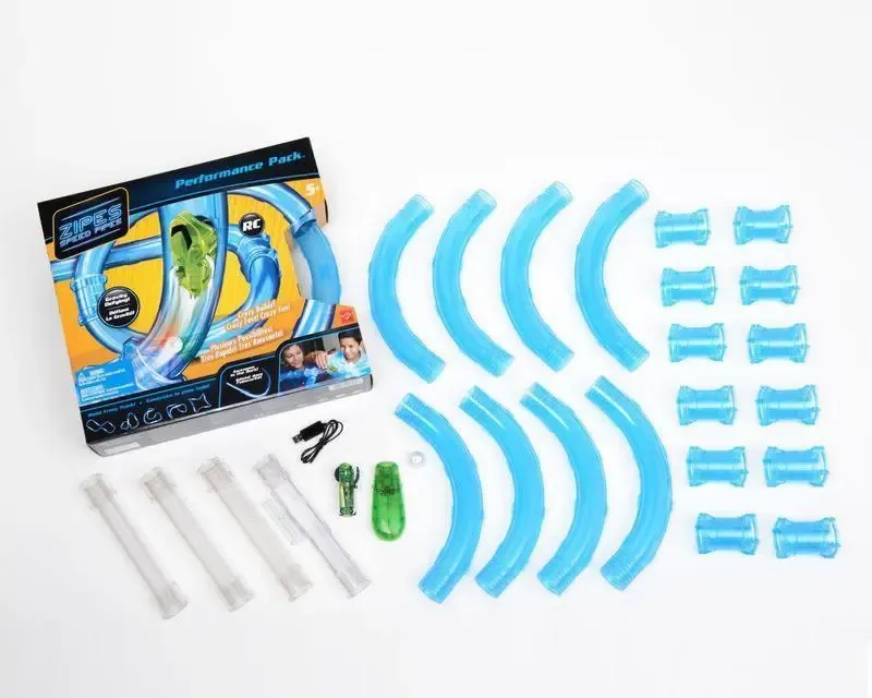 Трубки, що світяться, CHARIOTS SPEED PIPES трубопровідний автотрек гоночний трек (37 деталей)