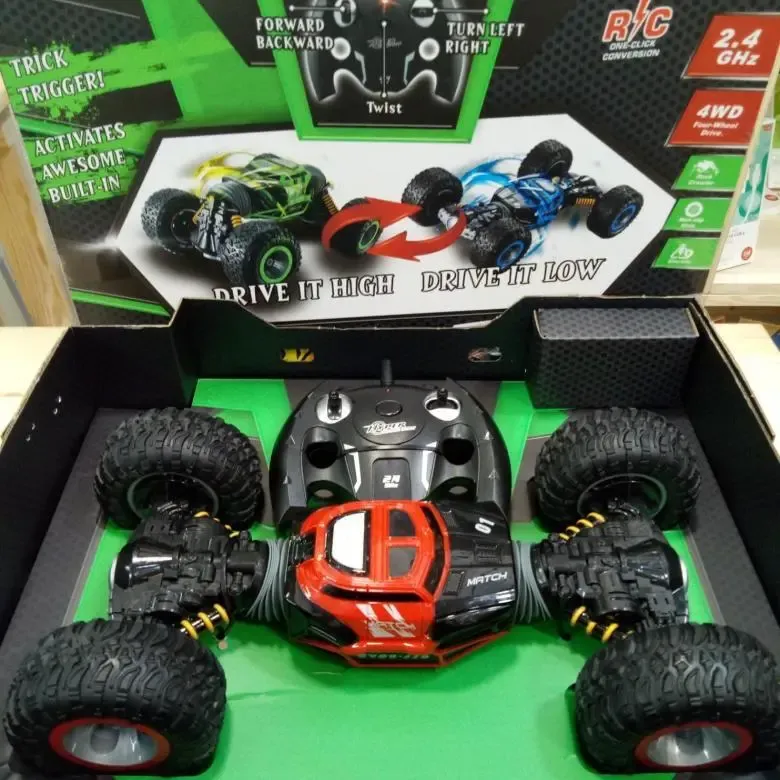 Трюкова машинка перевертень на радіокеруванні Leopard king 48 см