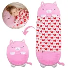 Сонечко Дитячий спальний мішок на блискавці 3 в 1 іграшка подушка спальник та вбудована подушка