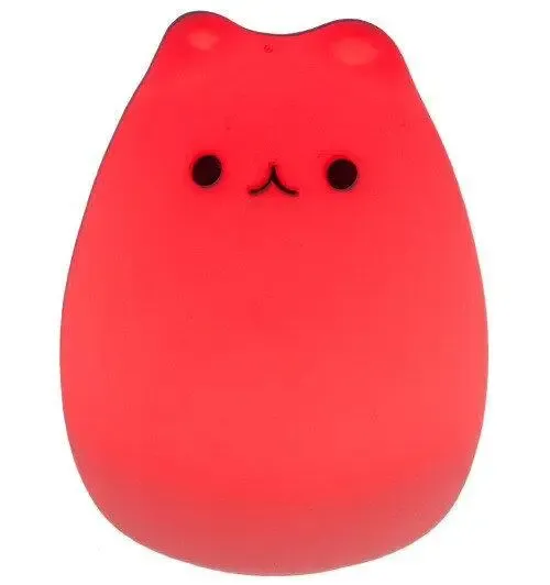 Сенсорний силіконовий Led світильник Котик