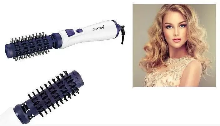 Мультистайлер для волосся Укладання та локони Гребінець Gemei GM-4826