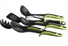 Набір кухонного приладдя ЗЕЛЕНИЙ KITCHEN TOOLS, 7 предметів Кухонний набір з підставкою
