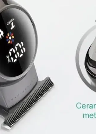 Акумуляторна машинка для стрижки VGR V-989 від USB з 3 насадками