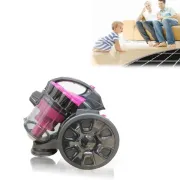 рожевий Пилосос без мішка GRANT GT- 1605 (Контейнерний пилосос) 3000 Вт + універсальна щітка