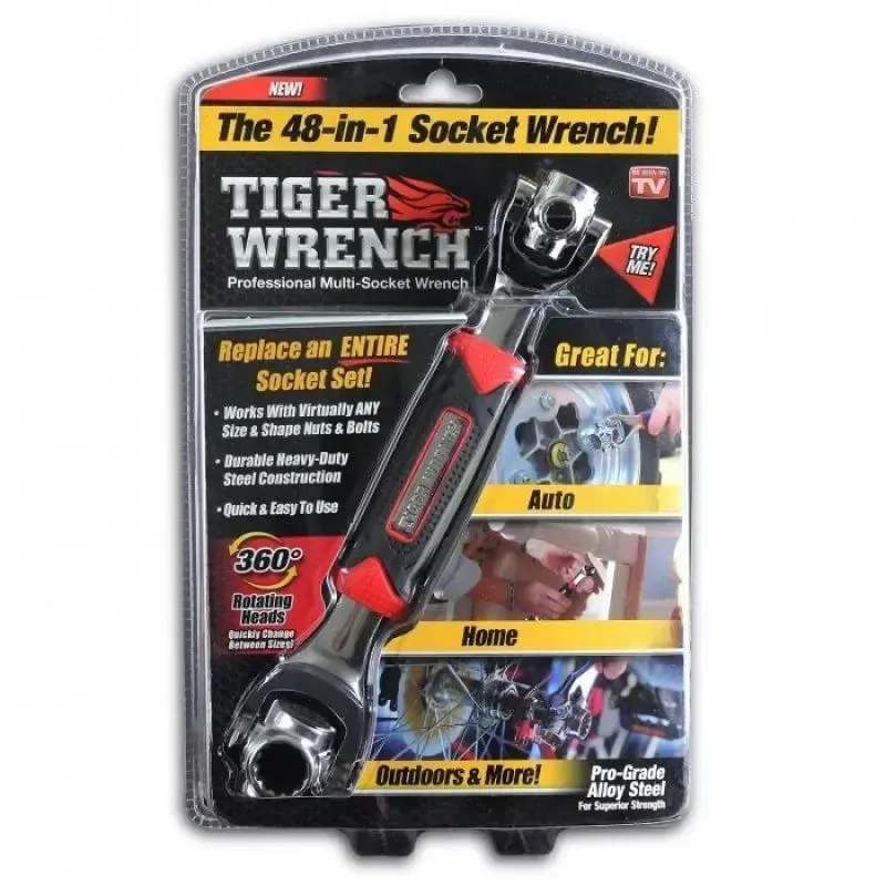 Універсальний багатофункціональний гайковий ключ Universal Tiger Wrench 48 в 1