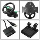Ігрове кермо з педалями Vibrating Wheel PS3 PC USB