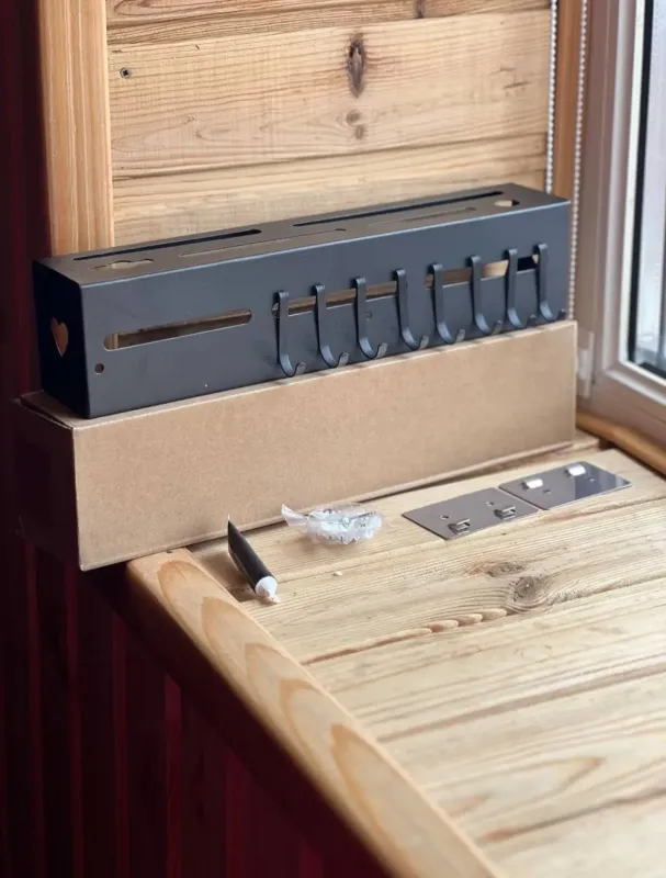 Настінний багатофункціональний органайзер для зберігання кухонного приладдя 30 см