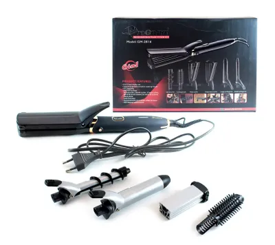 Мультистайлер Gemei GM-2816 плойка, праска, стайлер 6 в 1