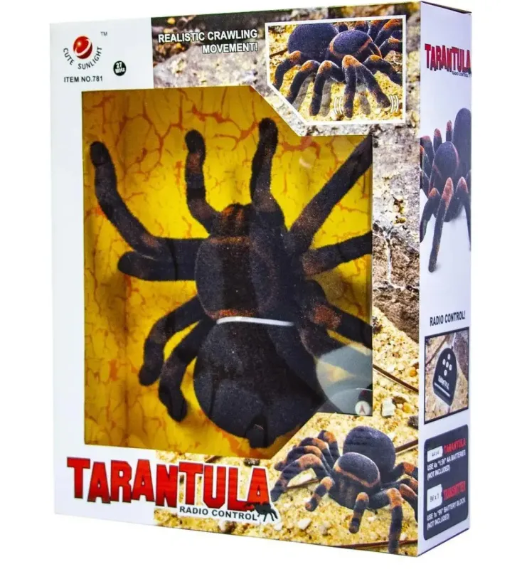 Павук Тарантул на радіоуправлінні з очима 30 см Cute Sunlight 871 Tarantula