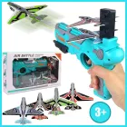 Дитячий іграшковий пістолет катапульта з літачками Air Battle