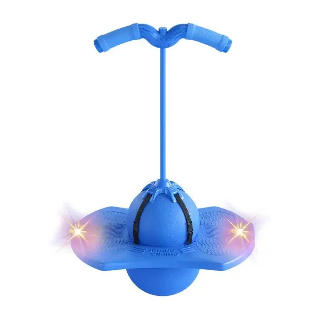 Рожевий Дитячий стрибун-джампінг на резинці (висота 54см, гумова трубка розтягується)