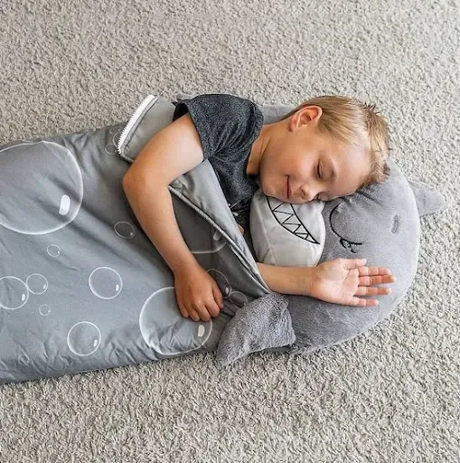 Сонечко Дитячий спальний мішок на блискавці 3 в 1 іграшка подушка спальник та вбудована подушка