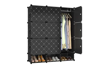 Шафа пластикова для одягу та взуття 110*37*127cm