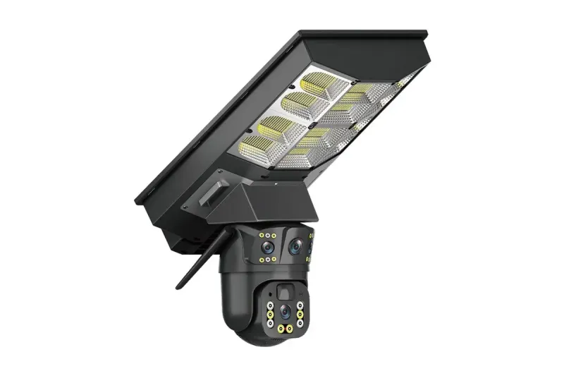 Камера відеоспостереження PTZ вулична WiFi+LED лампа+сонячна панель (SPM-XA01/T19-4G)