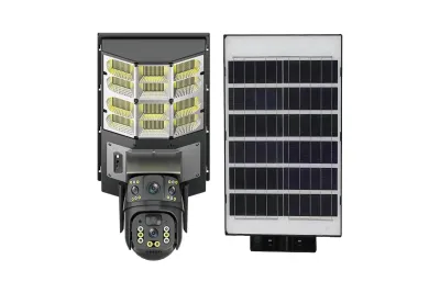 Камера відеоспостереження PTZ вулична WiFi+LED лампа+сонячна панель (SPM-XA01/T19-4G)