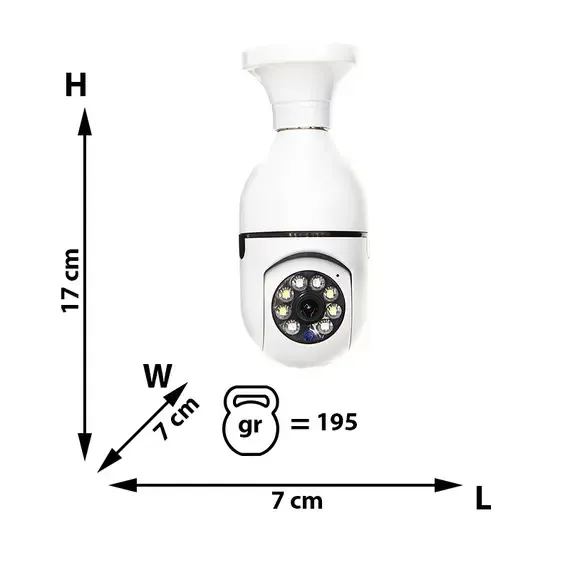 Зовнішня Wi-Fi камера E280-1080P на 2 мегапікселі
