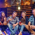 Лампочка з акумулятором + карабін, від USB, BL HK-169C / Підвісна LED лампочка / Ліхтар для кемпінгу