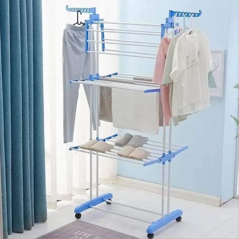 Сушарка для речей Складна сушарка для білизни Garment Rack With Wheels