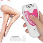 Епілятор VGR V-722 акумуляторний 2 швидкості 32 пінцети з насадками / Бездротовий епілятор