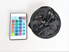 Стрічка світлодіодна RGB 5050 5м з пультом для підсвічування телевізора, монітора, меблів від USB
