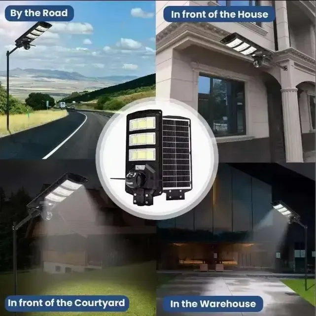 Камера-ліхтар 4G вуличний на сонячній батареї 300W з датчиком руху