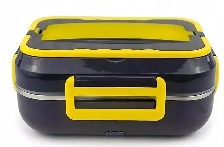 Ланч-бокс з підігрівом знімною чашею C21 1.5L від мережі 12V 40W Чорний з жовтим