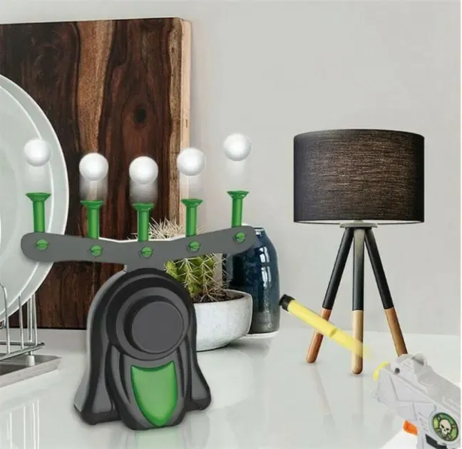 Повітряний тир дитячий ігровий набір Hover Shot Стрілянина по кульках, що літають