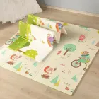 Дорога/Звірята Дитячий розвиваючий двосторонній термо килимок 180*150