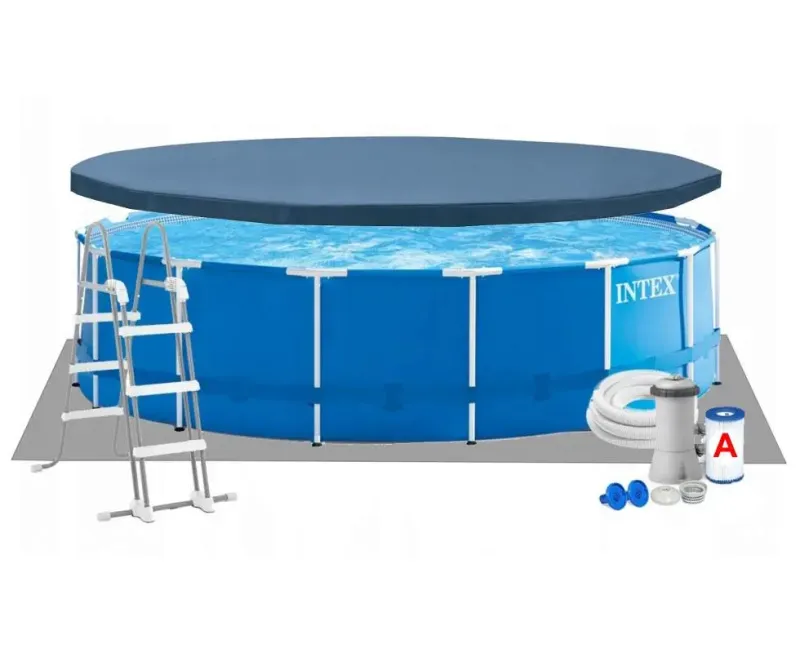 Дитячий надувний ігровий центр Пончик 48476 Intex 127х61 см