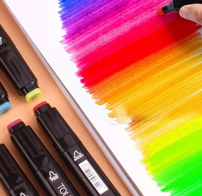 Набір двосторонніх скетч-маркерів для малюванняTouch на спиртовій основі