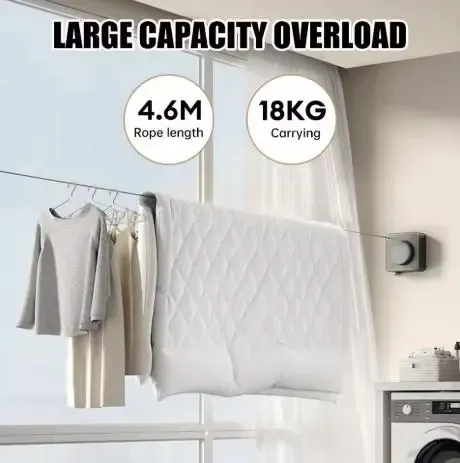 Складна настінна сушарка для білизни
