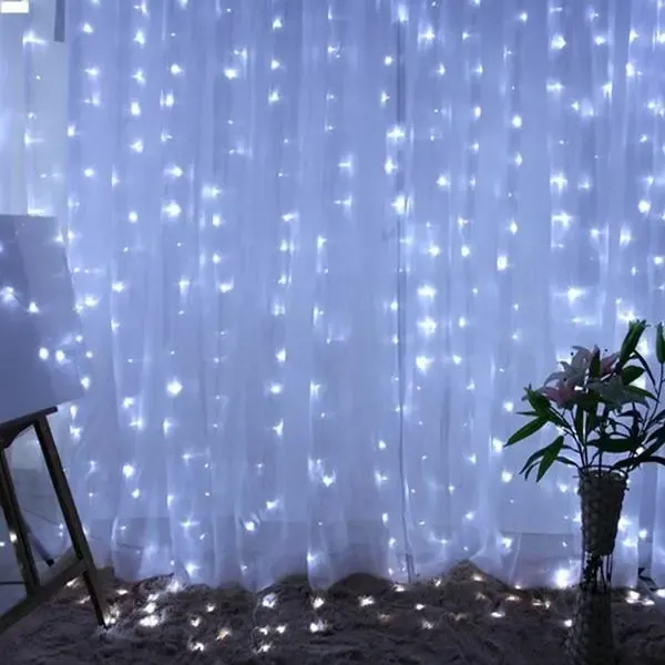 Гірлянда Світлодіодна Штора Xmas 200 LED 3х2 м Білий USB