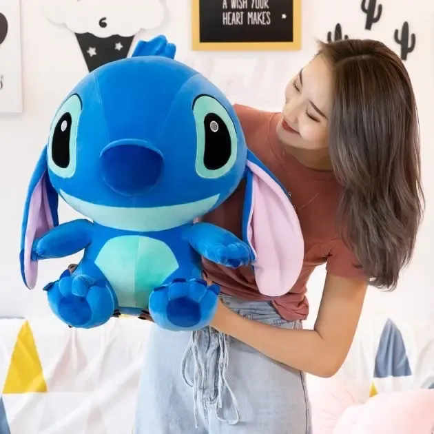 М'яка плюшева іграшка Стіч Блакитний 45 см