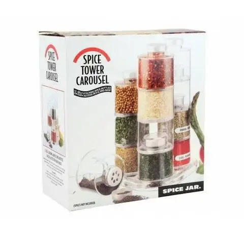 Набір баночок для спецій Spice Tower Carousel