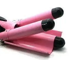 Потрійна плойка для волосся Gemei GM 1956 дисплеєм