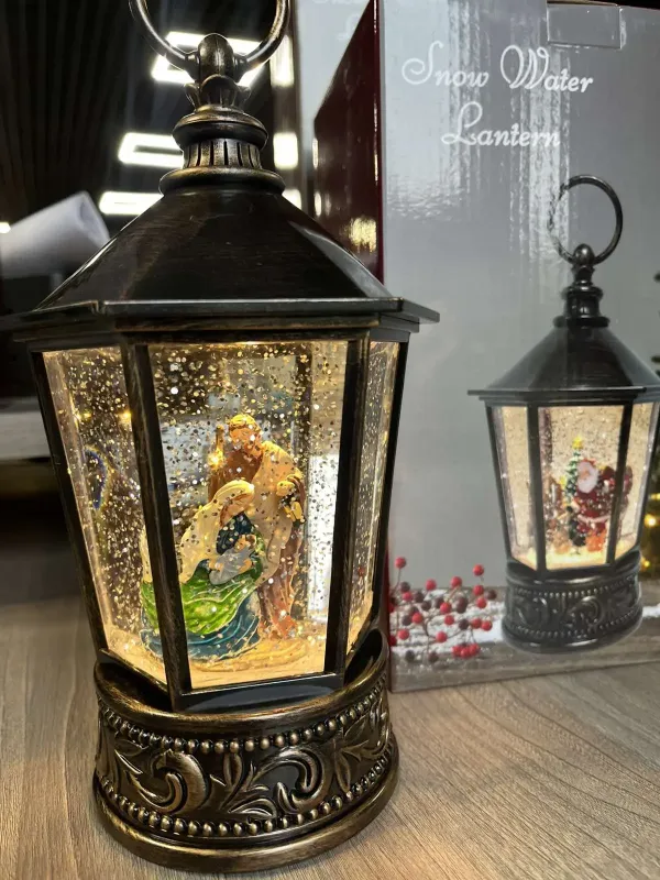 Сніговик Музичний новорічний ліхтар XMAS WDL 24077A