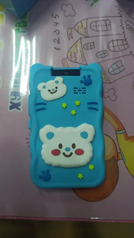 Синій Телефон Інтерактивний Смартфон із сенсорним екраном Дитяча іграшка з іграми камерою додатками