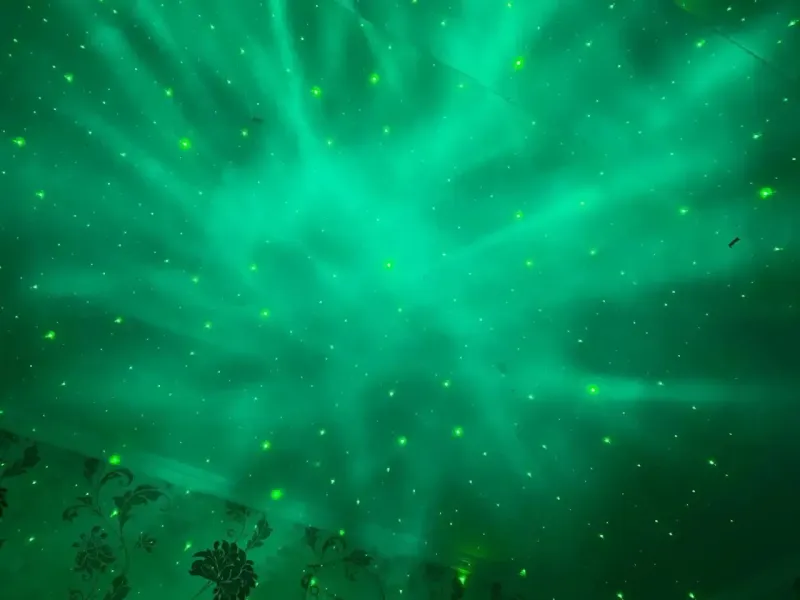 Astronaut Проектор галактики лазерний Астронавт-космонавт, зоряне небо на стелі з пультом Білий