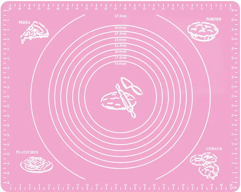 Силіконовий килимок для випічки Benson BN-022 (64*45 см) килимок кондитерський Бенсон, килимок для тесту Бенсон