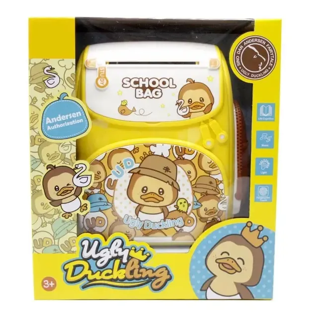 Дитячий електронний сейф-скарбничка SUNROZ Рюкзак Bambi WF-3008CX Ugly Duckling