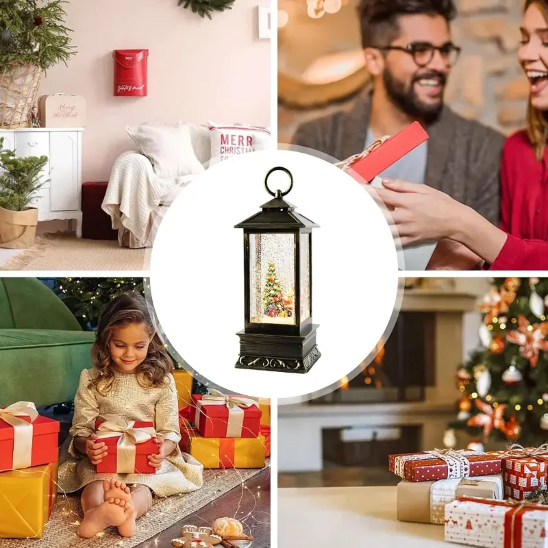 Декоративний новорічний ліхтар "Зимова казка"