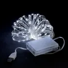 Гірлянда роса нитка світлодіодна 3 м на батарейках для дому