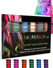 Набір крейди для волосся 6  шт Hair chalk Різнокольорові барвники гребінець для дітей та дорослих