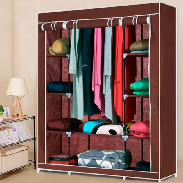 Портативна тканинна шафа органайзер Storage Wardrobe 88130 8 полиць
