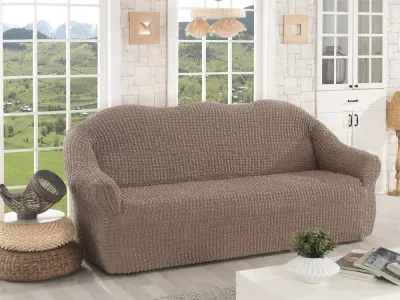 Накидка на тримісний диван 170х230 см натяжний чохол на диван без оборки