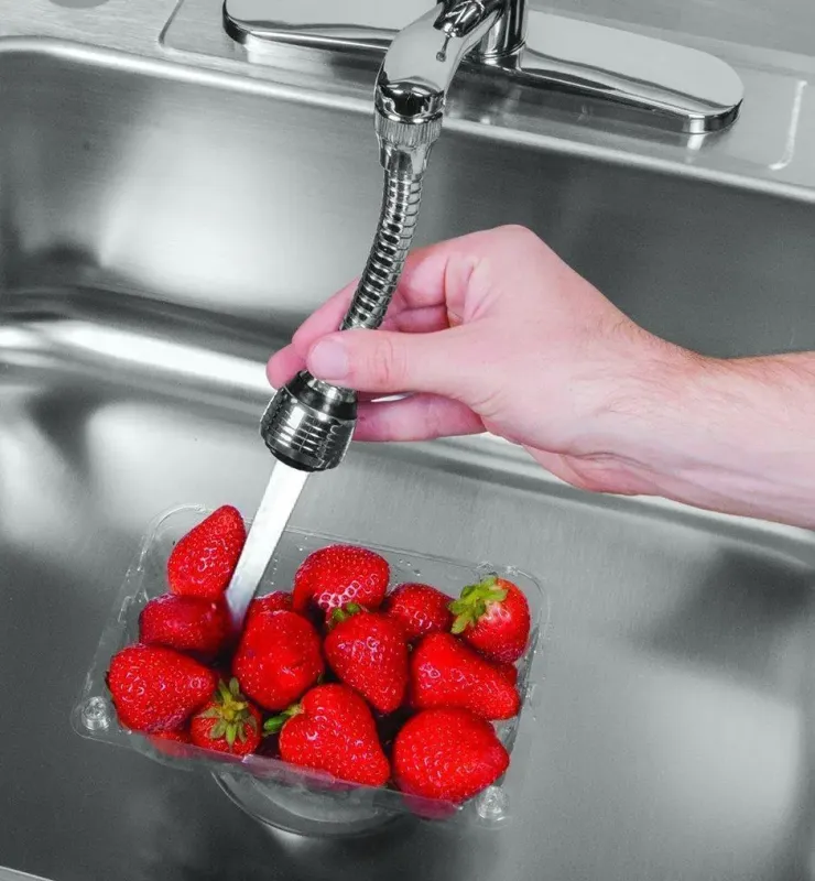 Гнучка насадка на кран Turbo Flex 360 аератор для економії води