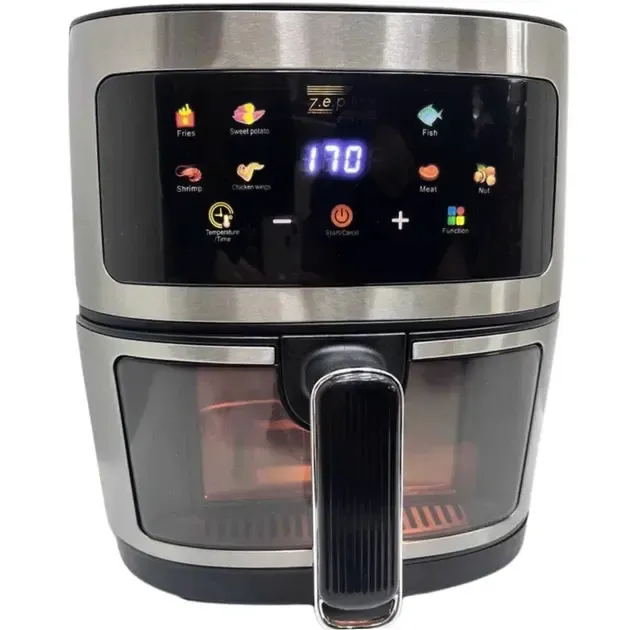Фритюрниця без олії мультипіч 3500W ZP-111 сенсорна аерофрітюрниця з таймером 7л.
