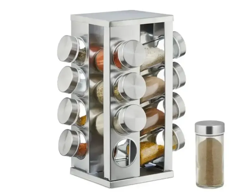 Карусель для спецій Spice carousel 16 відсіків, підставка для спецій, баночки для спецій, набір для спецій